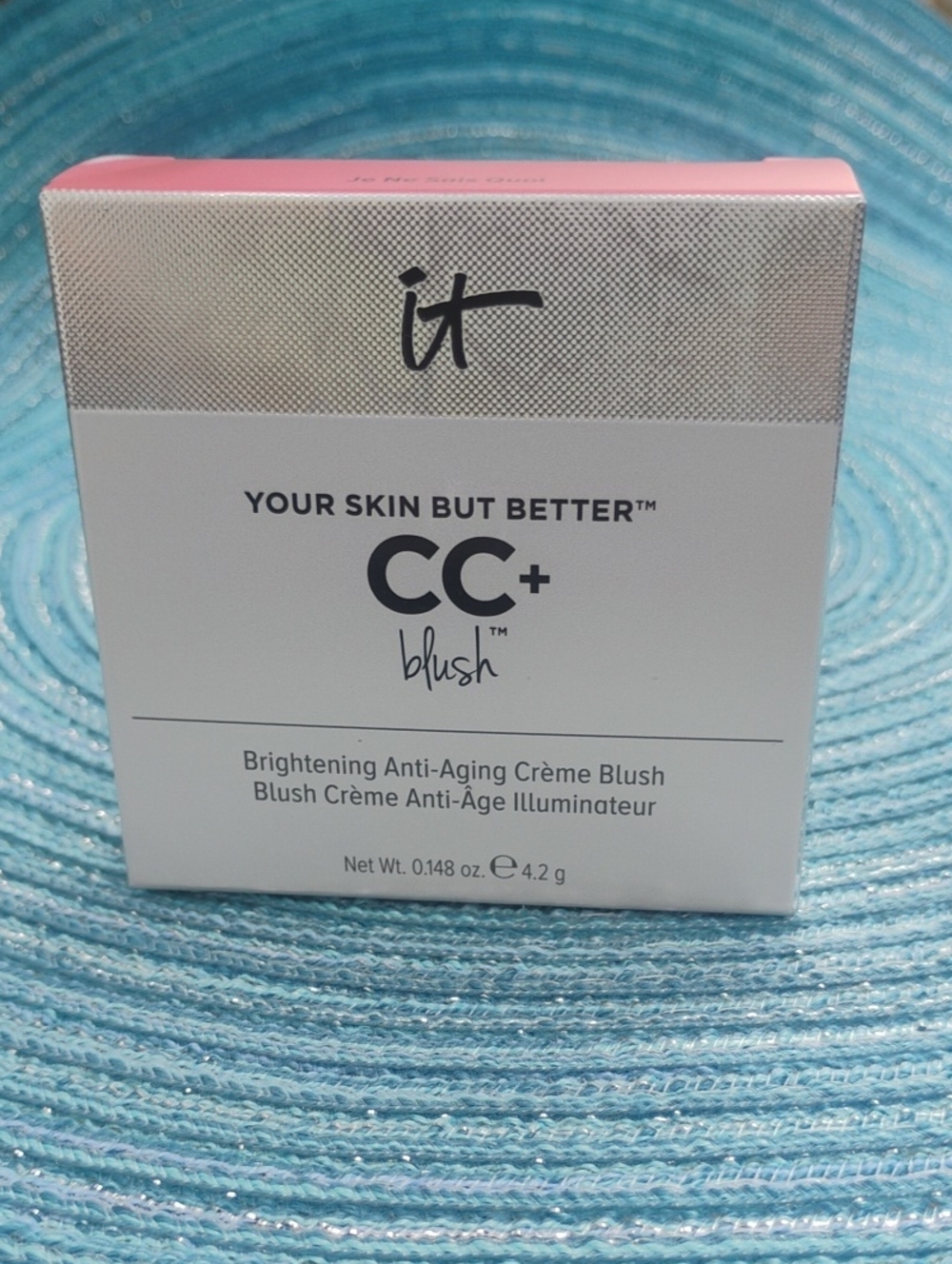 IT Cosmetics Bye Bye Pores Blush Je Ne Sais Quoi Natural Pink 0.192 oz. NEW
